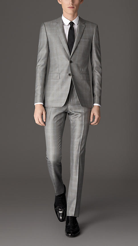 Burberry Slim Fit Prince Of Wales Check Suit, $2,395 | Burberry | Lookastic