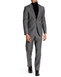Spurr By Simon Spurr Varied Plaid Modern Regular Fit Suit