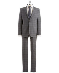 DKNY Two Piece Plaid Suit