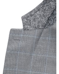 Canali Windowpane Check Wool Suit