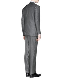 TOMORROWLAND Wool Silk Glen Plaid Suit