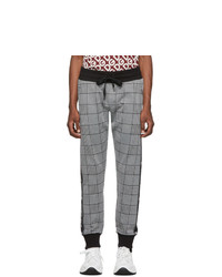 Dolce and Gabbana Black Rossi Bordeaux Lounge Pants
