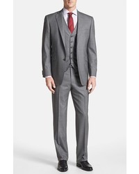 Hart Schaffner Marx Ny Classic Fit Three Piece Suit