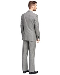 Brooks Brothers Regent Fit Three Piece Flannel Plaid 1818 Suit
