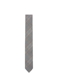 BOSS Grey Check Tie