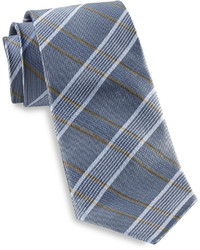 Rochester Stripe Plaid Silk Tie Casual Male Xl Big Tall