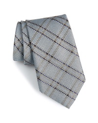 Nordstrom Men's Shop Tasker Plaid Silk Cotton Tie
