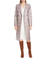 TOMMY X ZENDAYA Double Breasted Check Coat