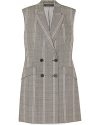 Alexander McQueen Prince Of Wales Checked Wool Mini Dress