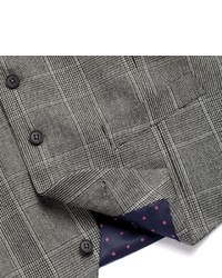 Charles Tyrwhitt Grey Glen Check Slim Fit Suit Vest