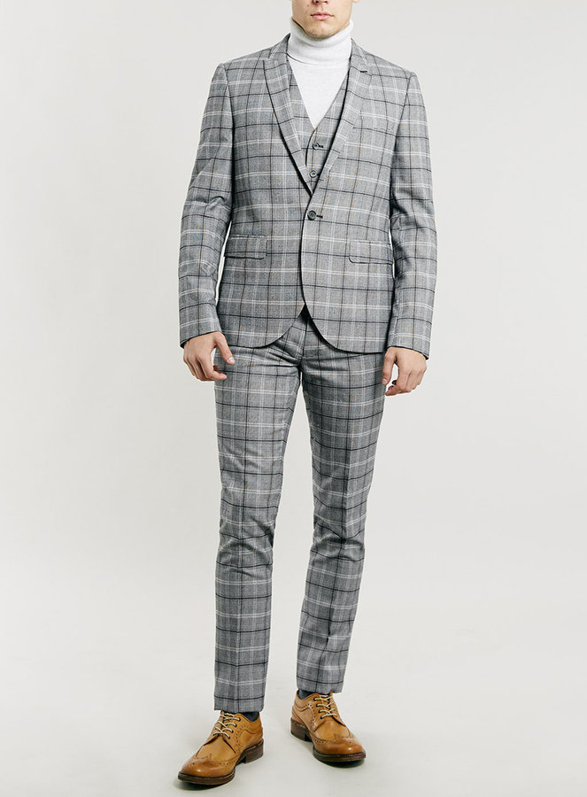 Topman 2025 plaid suit