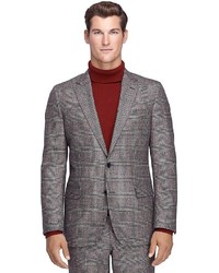 Brooks Brothers Fitzgerald Fit Saxxon Wool Plaid Sport Coat