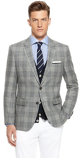 Hugo Boss The James Regular Fit Linen Virgin Wool Plaid Sport Coat ...