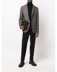 Tagliatore Plaid Wool Blend Tailored Blazer