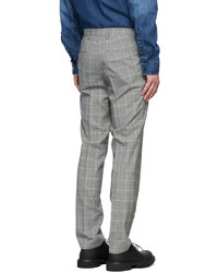Hugo Grey Plaid Trousers
