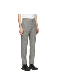 Balmain Black And White Prince Of Wales Tailored Trousers