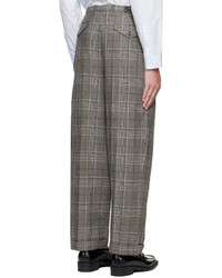 Gucci Gray Prince Of Wales Trousers