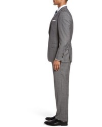 Hickey Freeman B Series Classic Fit Plaid Wool Suit
