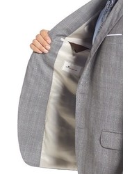 Peter Millar Big Tall Classic Fit Plaid Wool Suit