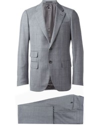 Caruso Two Piece Plaid Suit