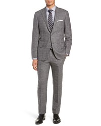 Men's Grey Plaid Suits by Hickey Freeman