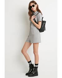 Forever 21 Buttoned Collar Romper