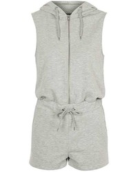 Sporty Hooded Playsuit