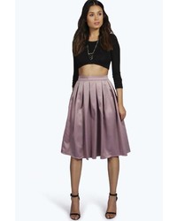 Boohoo Boutique Marin Pleated Full Midi Skirt