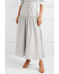 ARIAS Cotton Poplin Midi Skirt