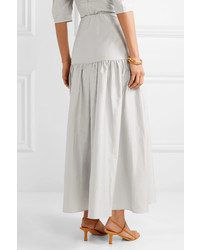 ARIAS Cotton Poplin Midi Skirt