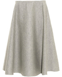 The Row Nisha Double Faced Wool Midi Skirt