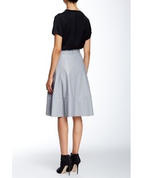 Search For Sanity Faux Leather A Line Midi Skirt