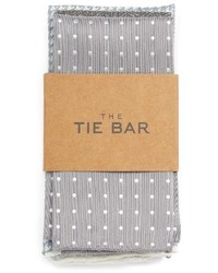 The Tie Bar Basic Grey 5 Pack Pocket Squares