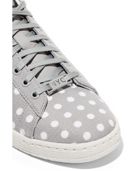 Nike Tennis Classic Ultra Polka Dot Embroidered Canvas Sneakers Light Gray