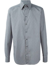 Grey Polka Dot Shirt