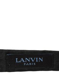 Lanvin Pre Tied Polka Dot Silk Bow Tie
