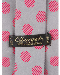 Charvet Polka Dot Silk Tie