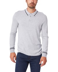 Paige Baycrest Tipped Long Sleeve Polo
