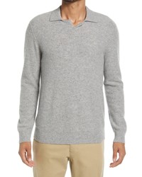 Vince Boiled Cashmere Polo Sweater