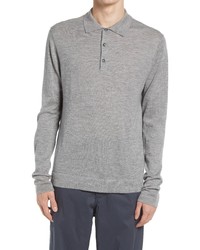Closed Cashmere Long Sleeve Polo