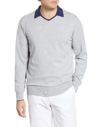 Peter Millar Crown Johnny Collar Sweater