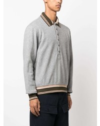 RANRA Ferming Mlange Effect Knitted Polo Shirt