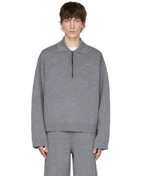 A Personal Note Grey Wool Sweater