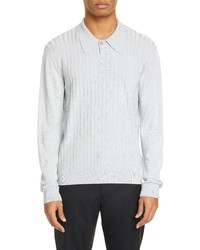 Lemaire Jacquard Polo Sweater