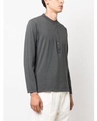 Barena Long Sleeve Cotton Polo Shirt
