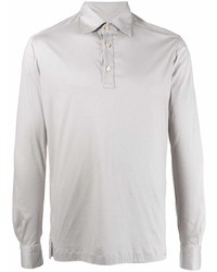 Kiton Long Sleeve Fitted Polo Shirt