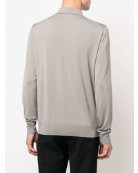 Giorgio Armani Long Sleeve Knitted Polo Shirt
