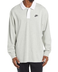 Nike Sportswear Trend Embroidered Long Sleeve Polo
