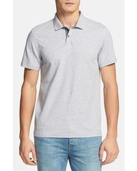 1901 Cotton Jersey Polo Grey Heather Large