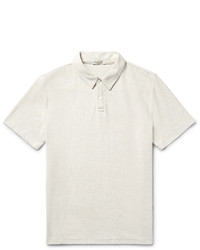 Onia Alec Slim Fit Stretch Cotton Blend Terry Polo Shirt